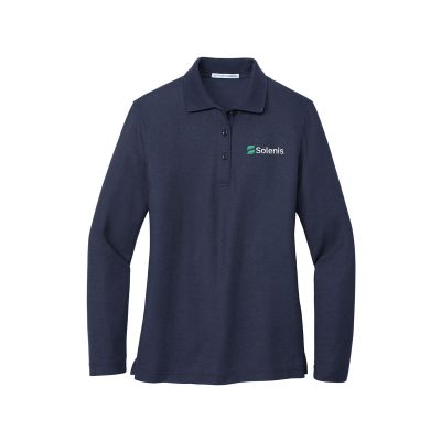 Women's Solenis Silk Touch Long Sleeve Polo